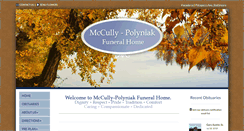 Desktop Screenshot of mccullyfuneral.com