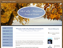 Tablet Screenshot of mccullyfuneral.com